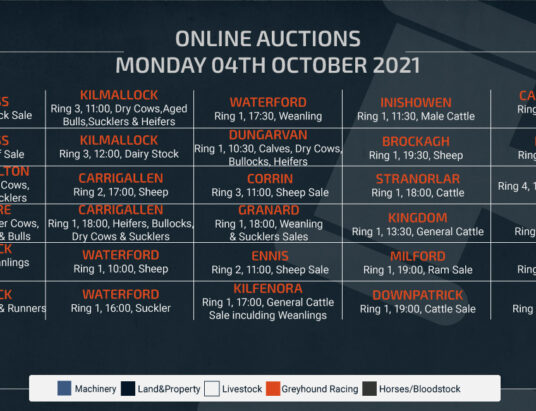 Online Auctions – Monday Calendar 04/10/2021