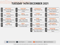 Online Auctions – Tuesday’s Calendar 14/12/2021