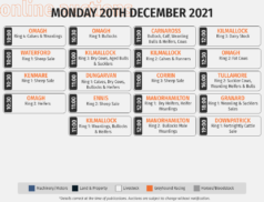 Online Auctions – Monday’s Calendar 20/12/2021