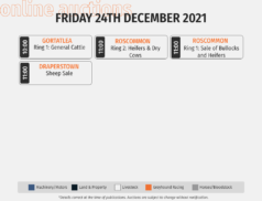 Online Auctions – Friday’s Calendar 24/12/2021