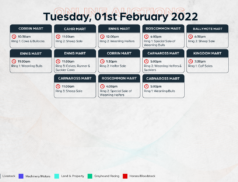 Online Auctions – Tuesday’s Calendar 01/02/2022