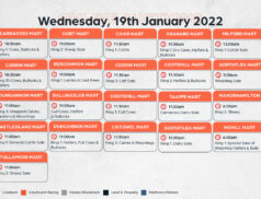 Online Auctions – Wednesday’s Calendar 19/01/2022