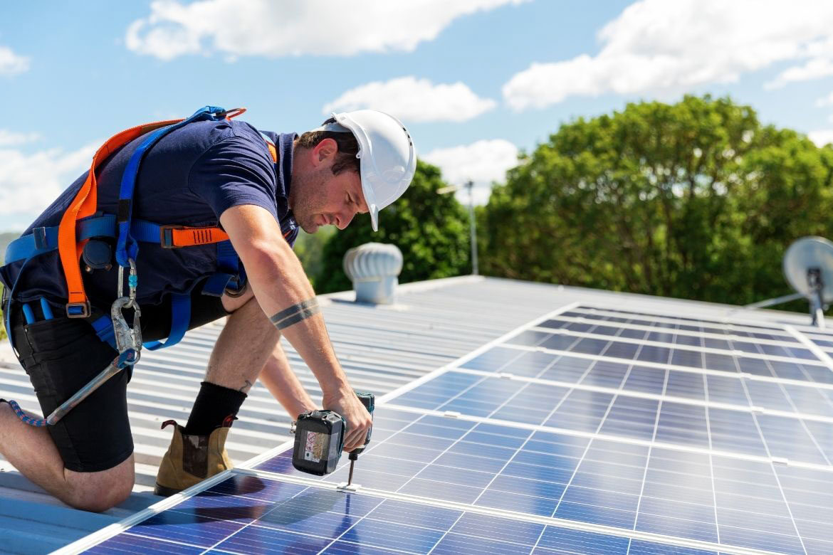 Home solar panel