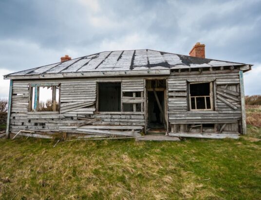 Derelict farmhouse