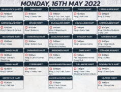 Online Auctions – Monday’s Calendar 16/05/2022