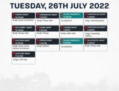 Online Auctions – Tuesday’s Calendar 26/07/2022