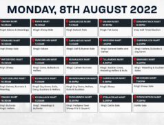 Online Auctions – Monday’s Calendar 08/08/2022