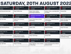 Online Auctions – Saturday’s Calendar 20/08/2022