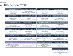 Online Auctions – Wednesday’s Calendar 19/10/2022