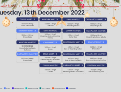 Online Auctions – Tuesday’s Calendar 13/12/2022