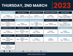 Online Auctions – Thursday’s Calendar 02/03/2023