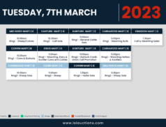 Online Auctions – Tuesday’s Calendar 07/03/2023