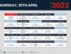 Online Auctions – Thursday’s Calendar 20/04/2023