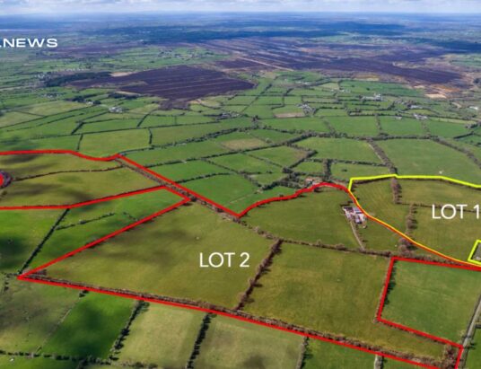 Exceptional 163-Acre Farm with Modern Facilities Goes to Auction on Friday, 16th June: GVM Tullamore Auctioneers Offers Rare Opportunity for Prospective Buyers